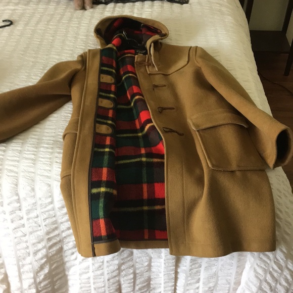 Gloverall Other - Vintage Gloverall Men’s Camel Hooded Duffle Coat
